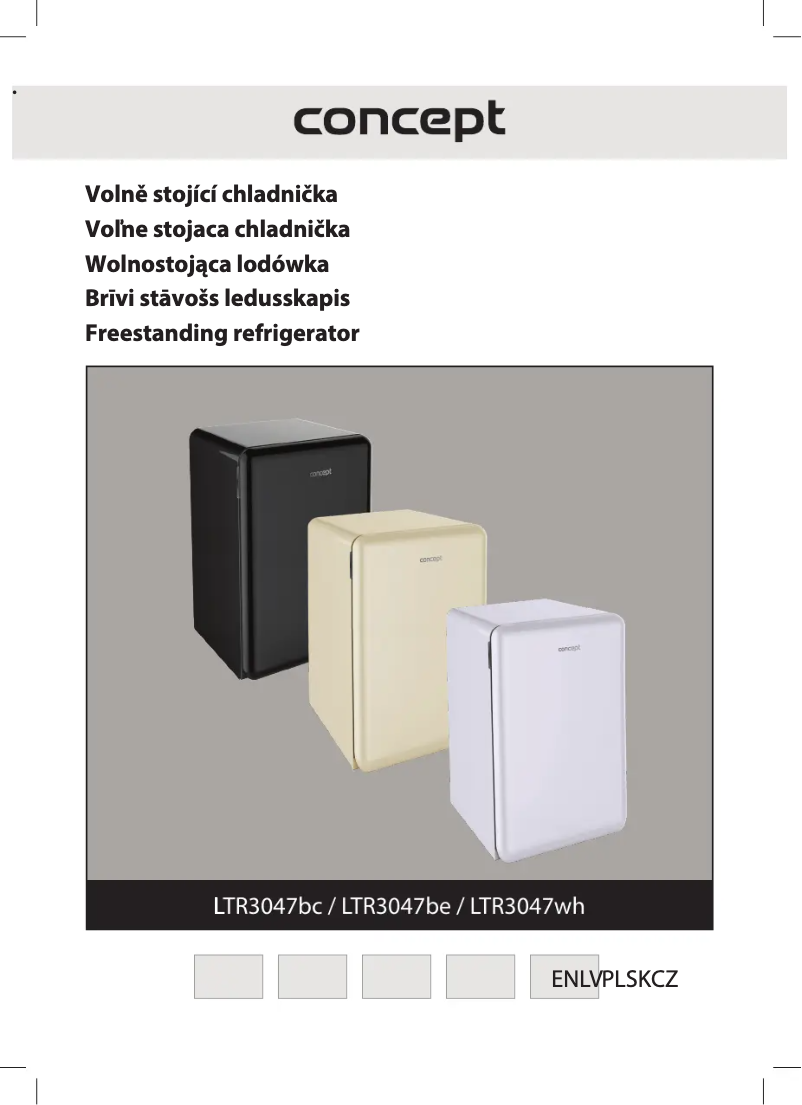Page n°1 - Manuel utilisateur Concept LTR3047BC