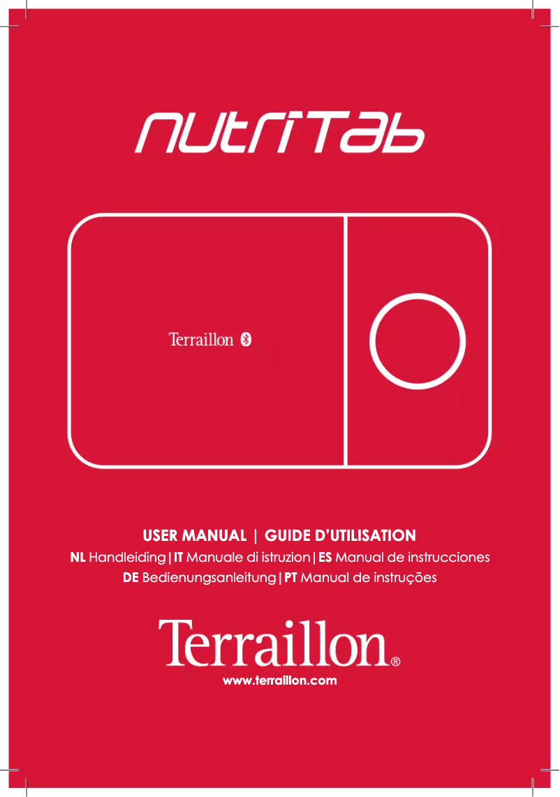 Page n°1 - Manuel utilisateur Terraillon CKG51350