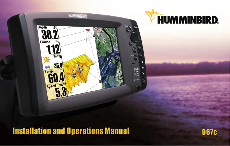 Page n°1 - Manuel utilisateur Humminbird 967c