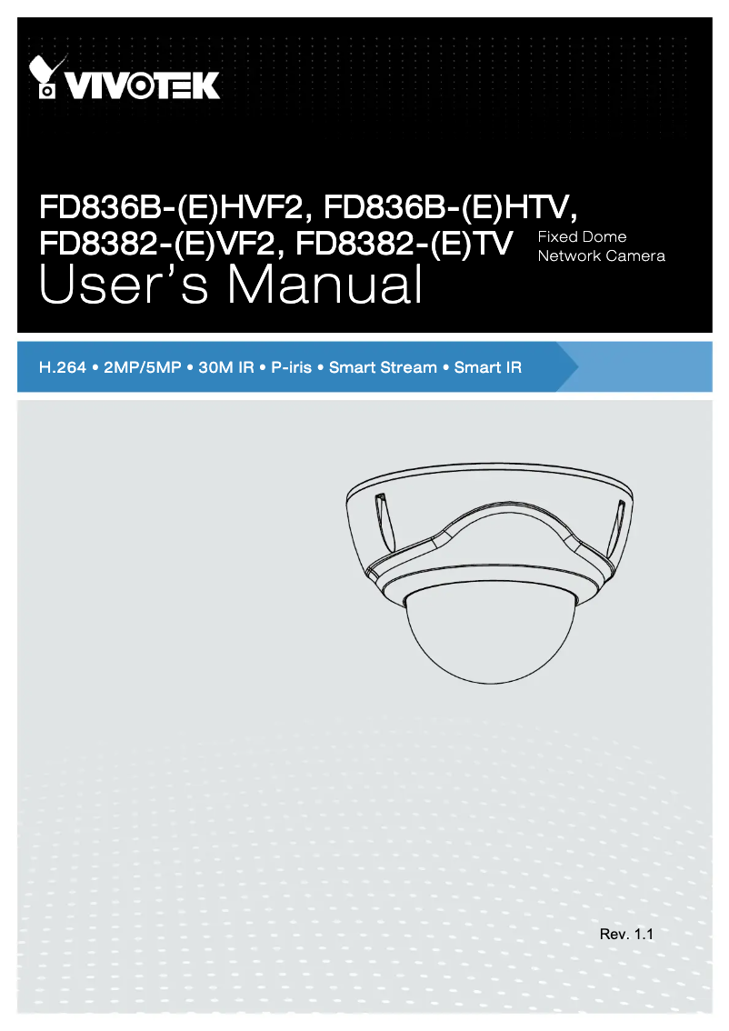 Image de la première page du manuel de l'appareil FD836B-EHTV