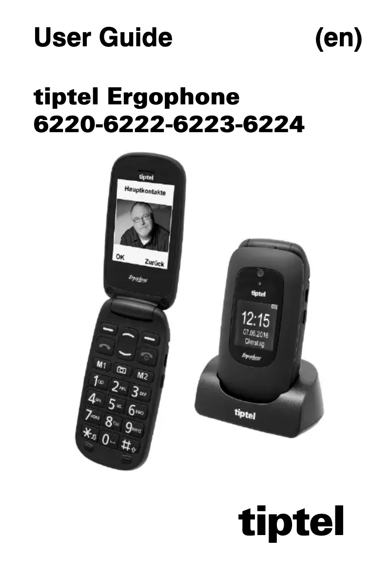 Page n°1 - Manuel utilisateur Tiptel Ergophone 6222