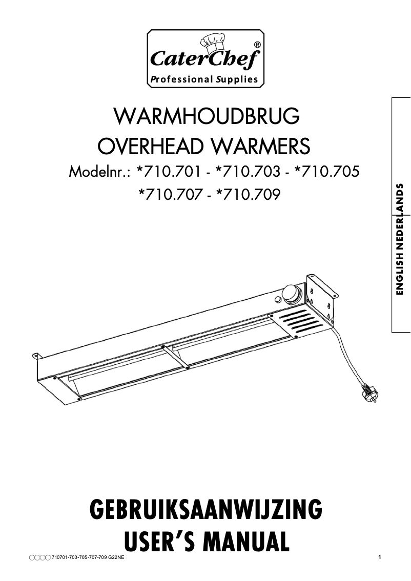 Image de la première page du manuel de l'appareil 710701