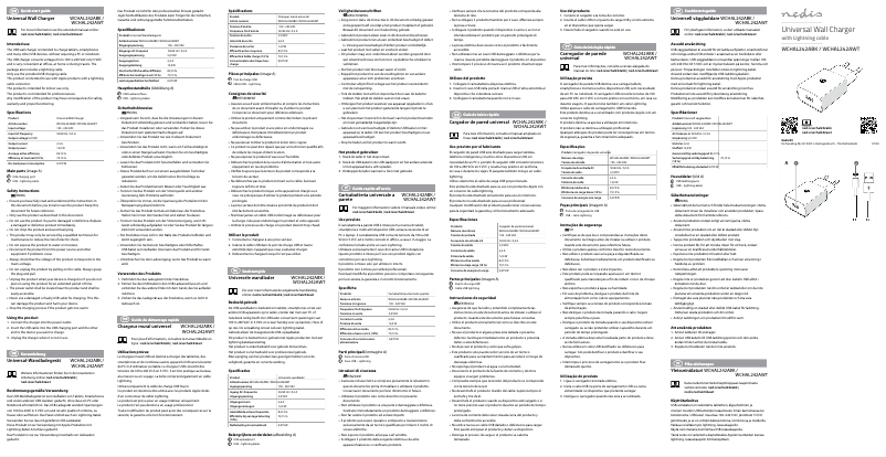 Page n°1 - Manuel utilisateur Nedis WCHAL242AWT