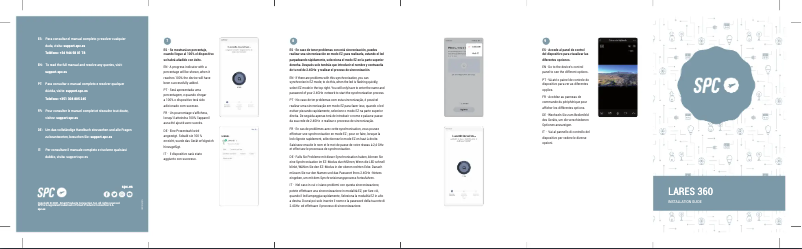 Image de la première page du manuel de l'appareil LARES 360