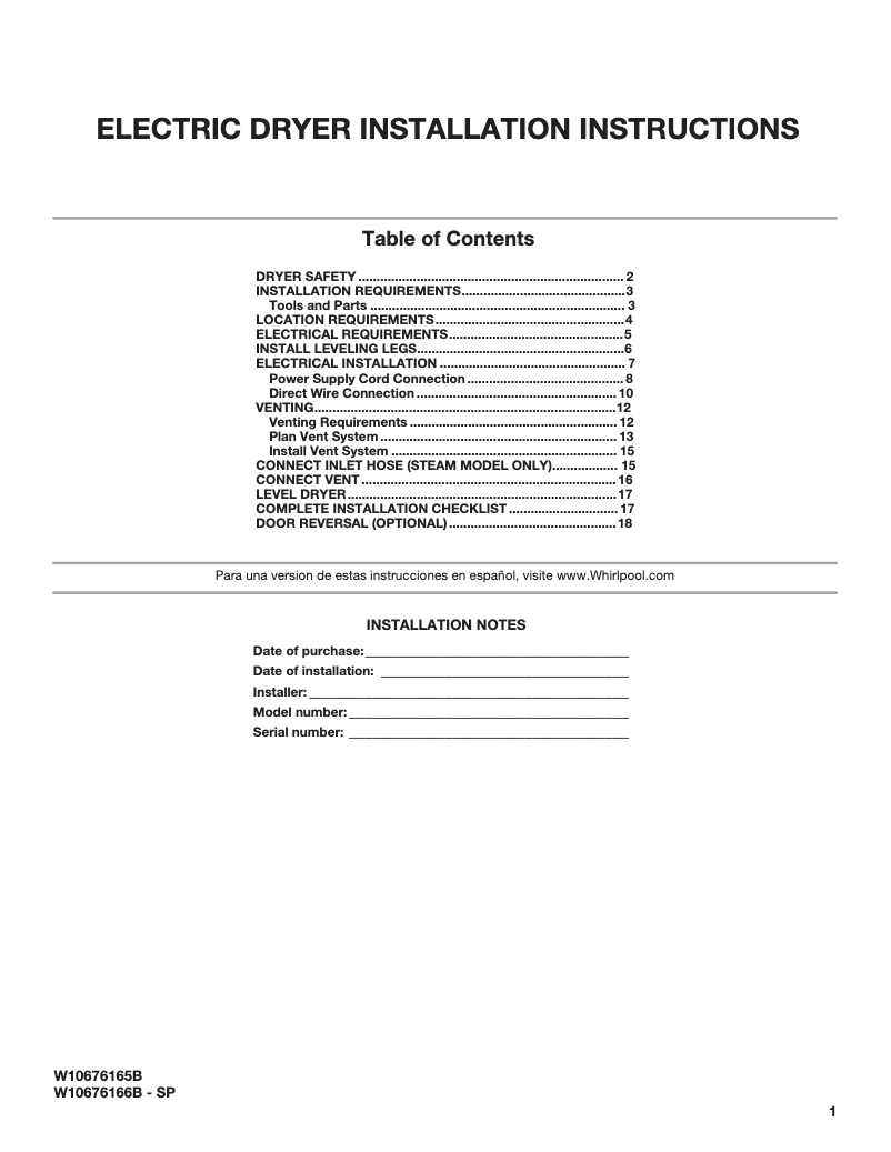 Page n°1 - Manuel utilisateur Maytag MED8150EW