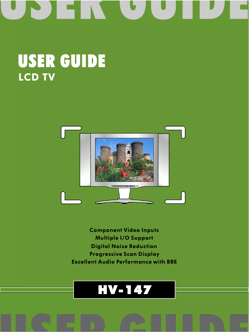 Page 1 de la notice Manuel utilisateur Proview HV147