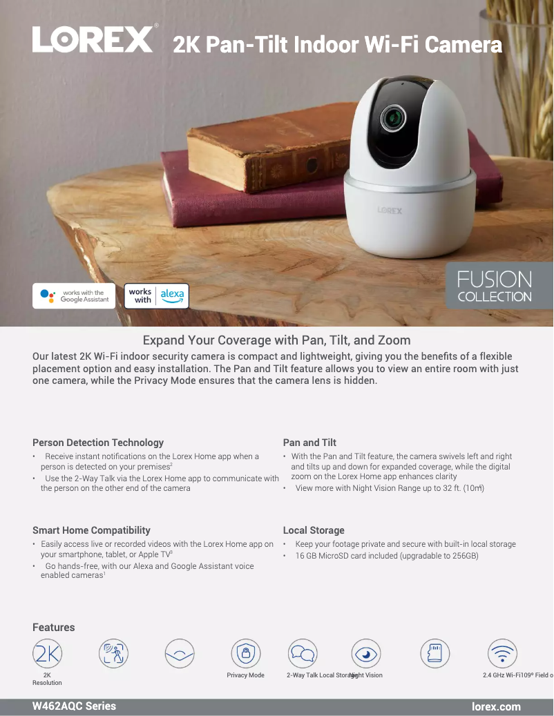 Image de la première page du manuel de l'appareil W462AQC-E