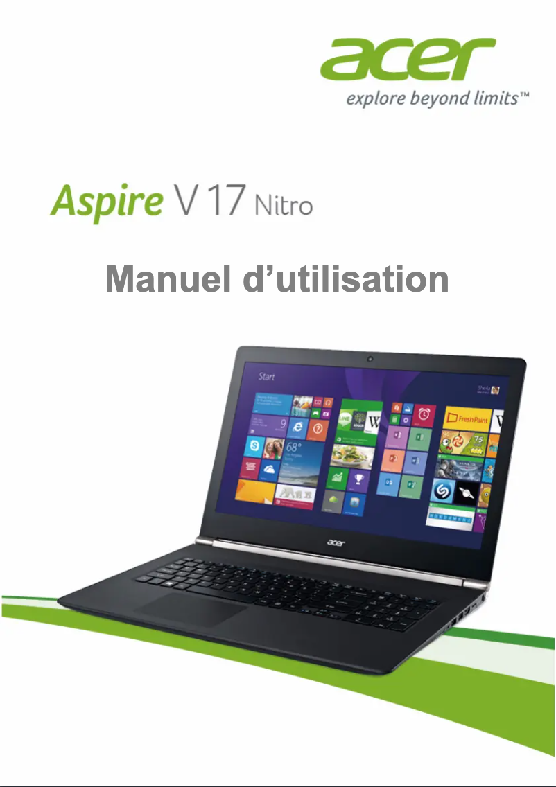 Page n°1 - Manuel utilisateur Acer Aspire V17 Nitro