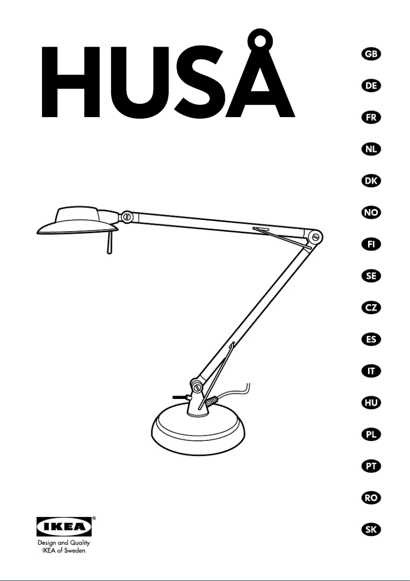 Image de la première page du manuel de l'appareil HUSA