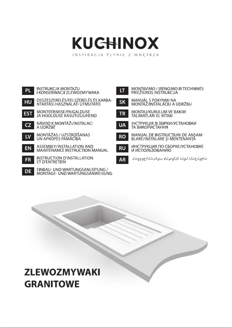 Page 1 de la notice Manuel utilisateur Kuchinox SBFA411Y