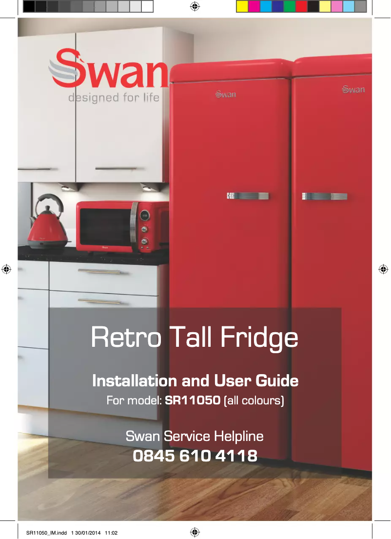 Page n°1 - Manuel utilisateur Swan SR11050GRN