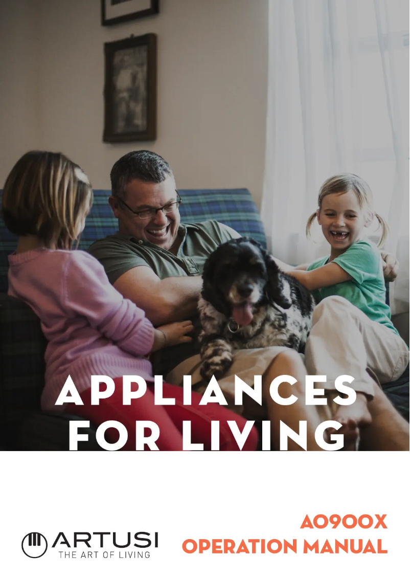 Page 1 de la notice Manuel utilisateur Artusi AO900X