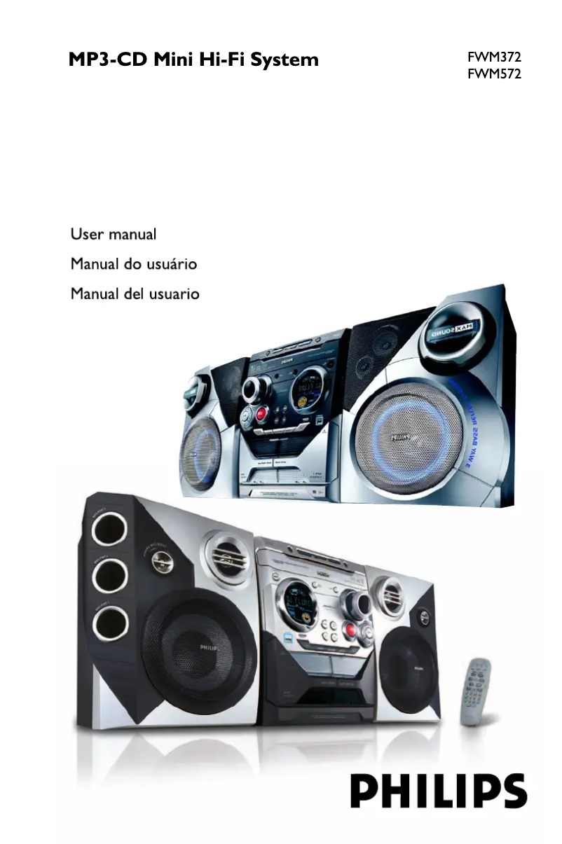 Image de la première page du manuel de l'appareil FWM572