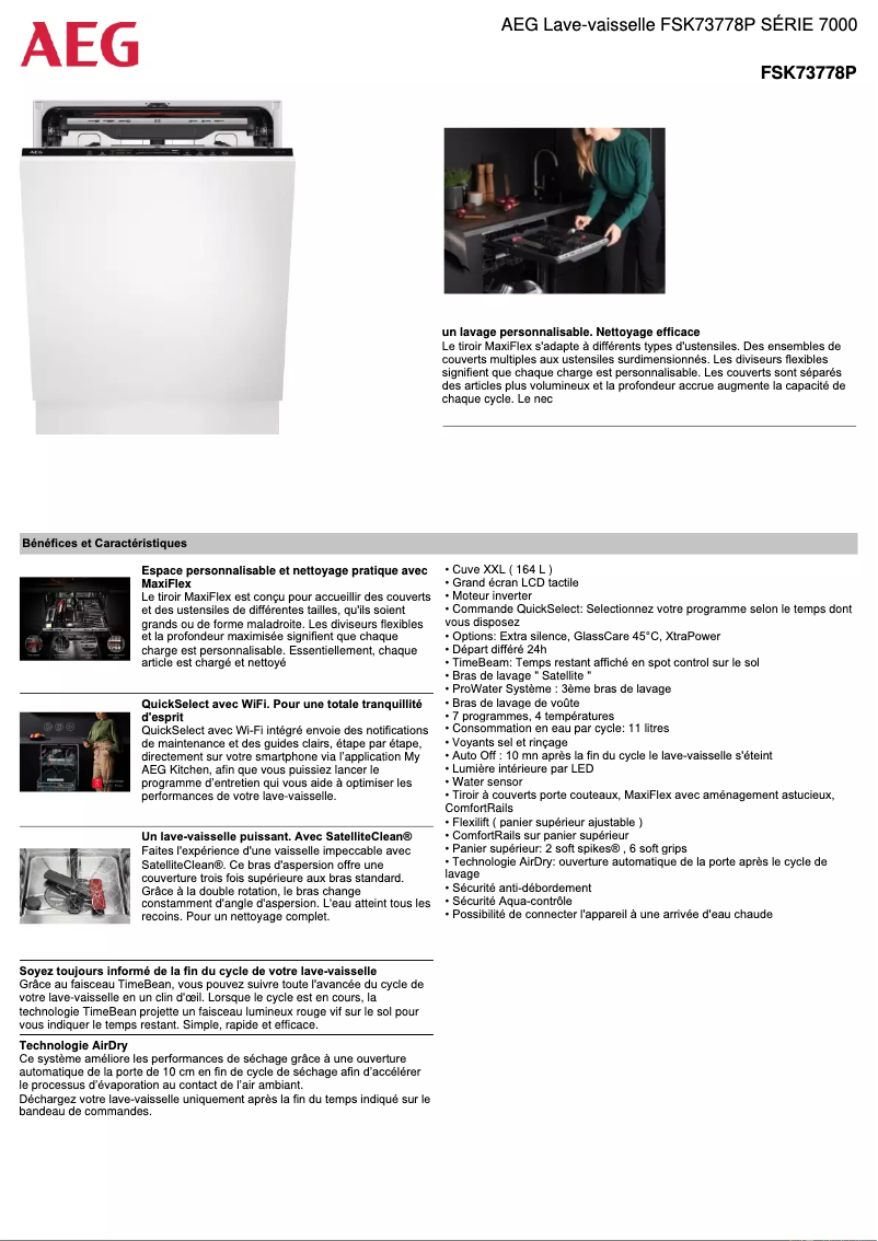 Imagen de la primera página del manual del dispositivo FSK73778P