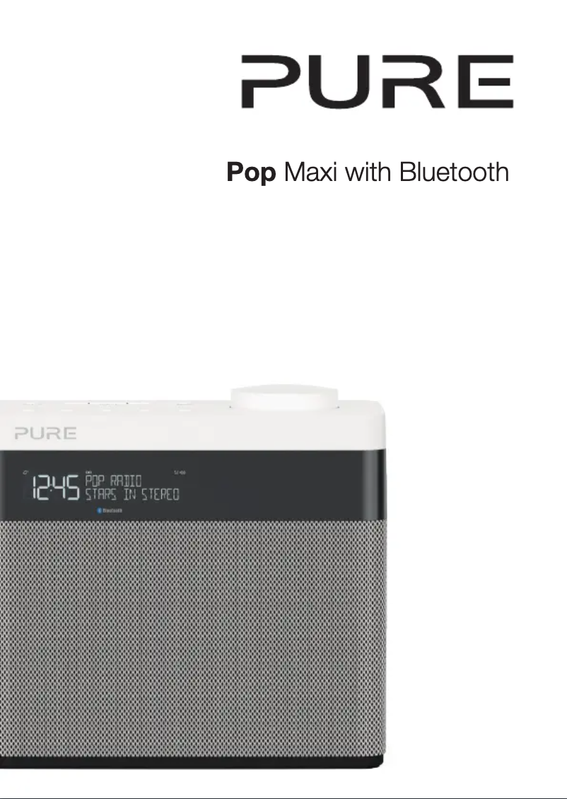 Page n°1 - Manuel utilisateur Pure Pop Maxi with Bluetooth