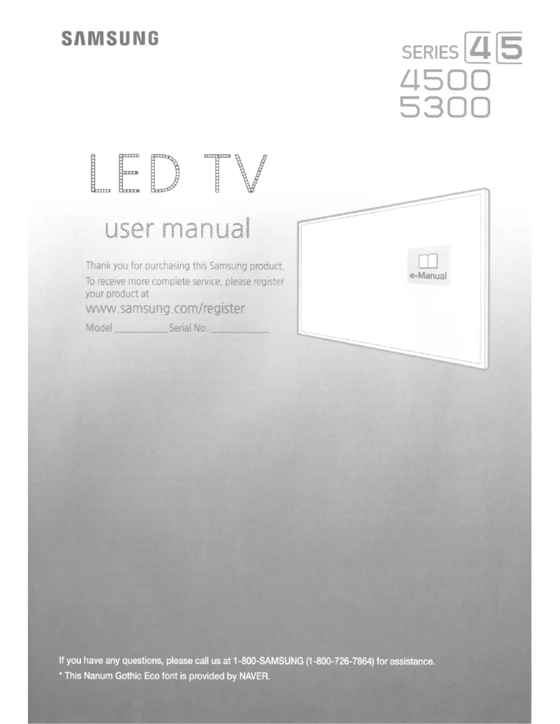 Page 1 de la notice Mode d'emploi Samsung UN32N5300