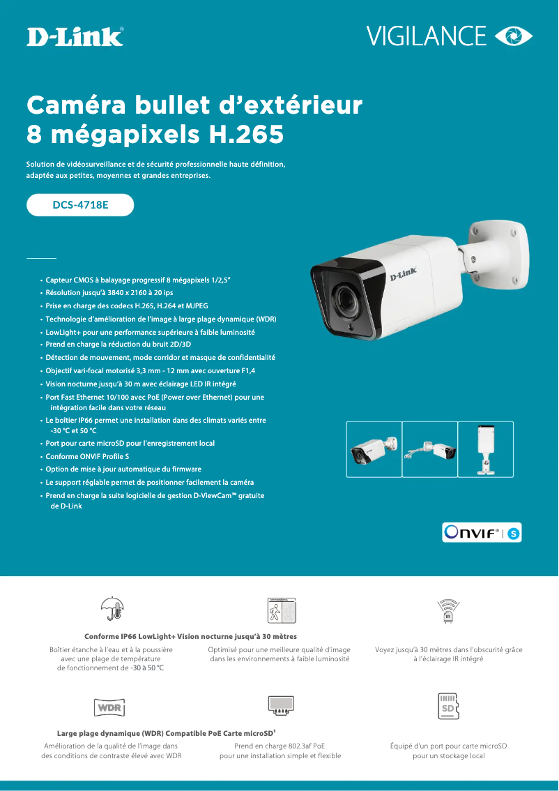 Image de la première page du manuel de l'appareil DCS-4718E