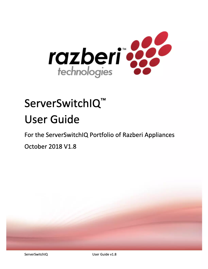 Imagen de la primera página del manual del dispositivo ServerSwitchIQ SSIQ24P2U-2-XE