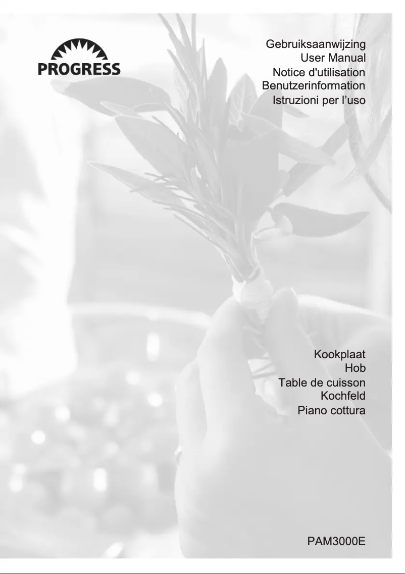 Página 1 del manual Manual de usuario Progress PAM3000E
