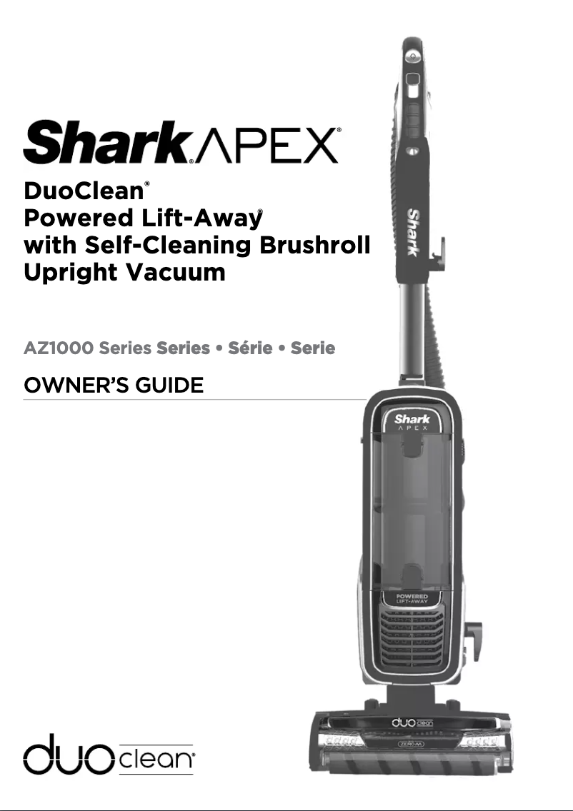 Image de la première page du manuel de l'appareil APEX DuoClean AZ1002