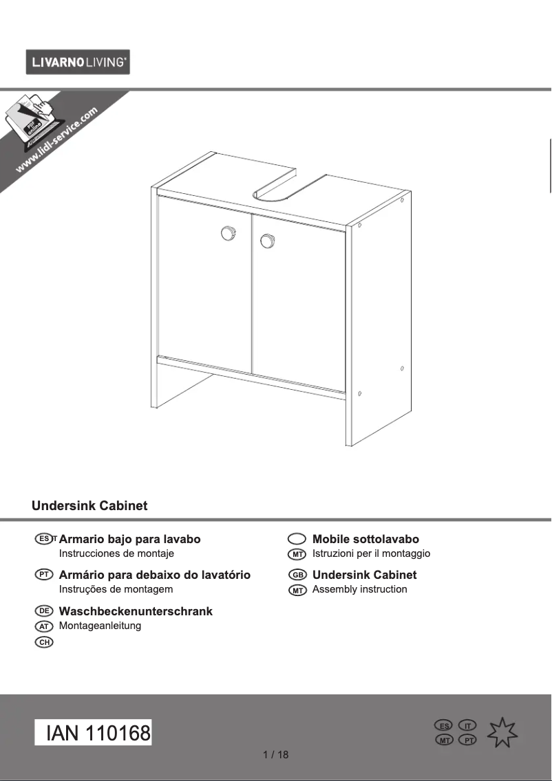 Page n°1 - Manuel utilisateur Livarno Lux IAN 110168