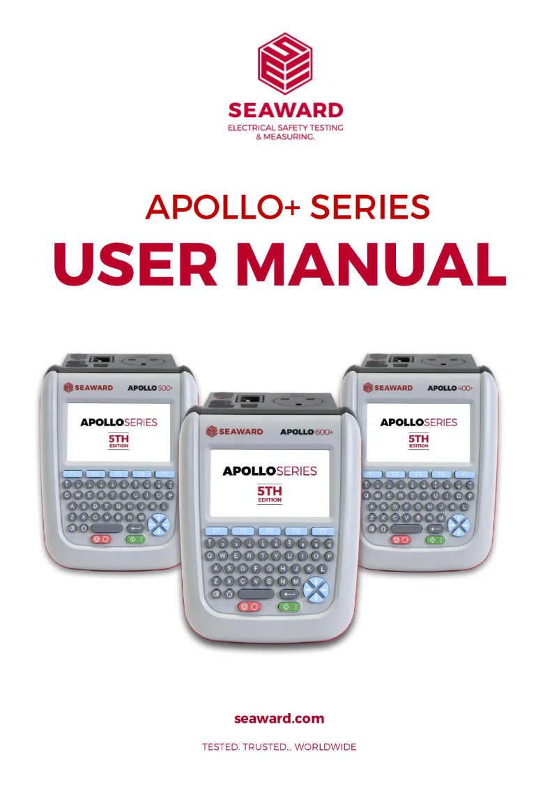 Page 1 de la notice Manuel utilisateur Seaward Apollo 500+