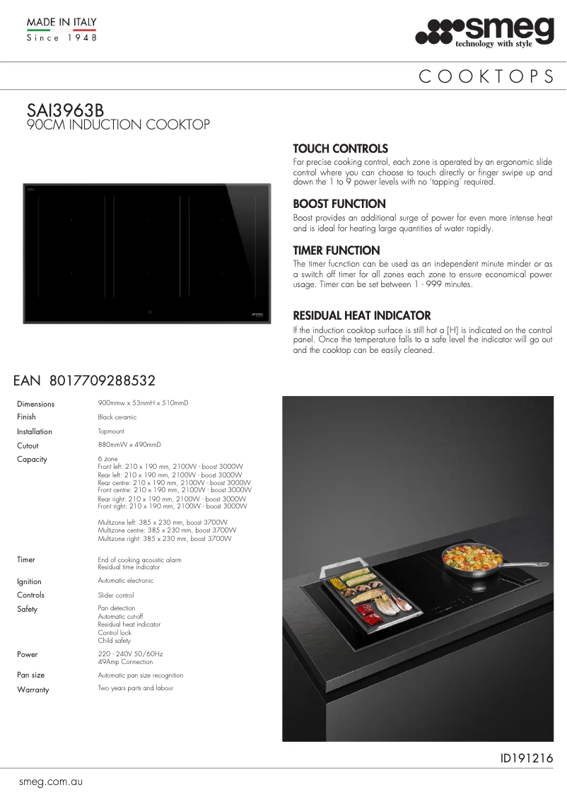 Image de la première page du manuel de l'appareil SAI3963B