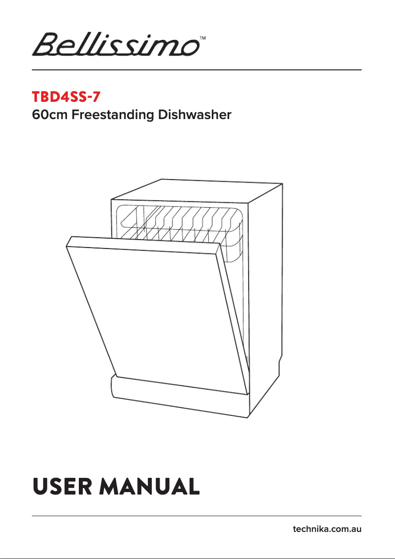 Page 1 de la notice Manuel utilisateur Technika TBD4SS-7