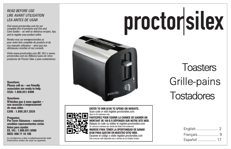 Image de la première page du manuel de l'appareil 22632PS