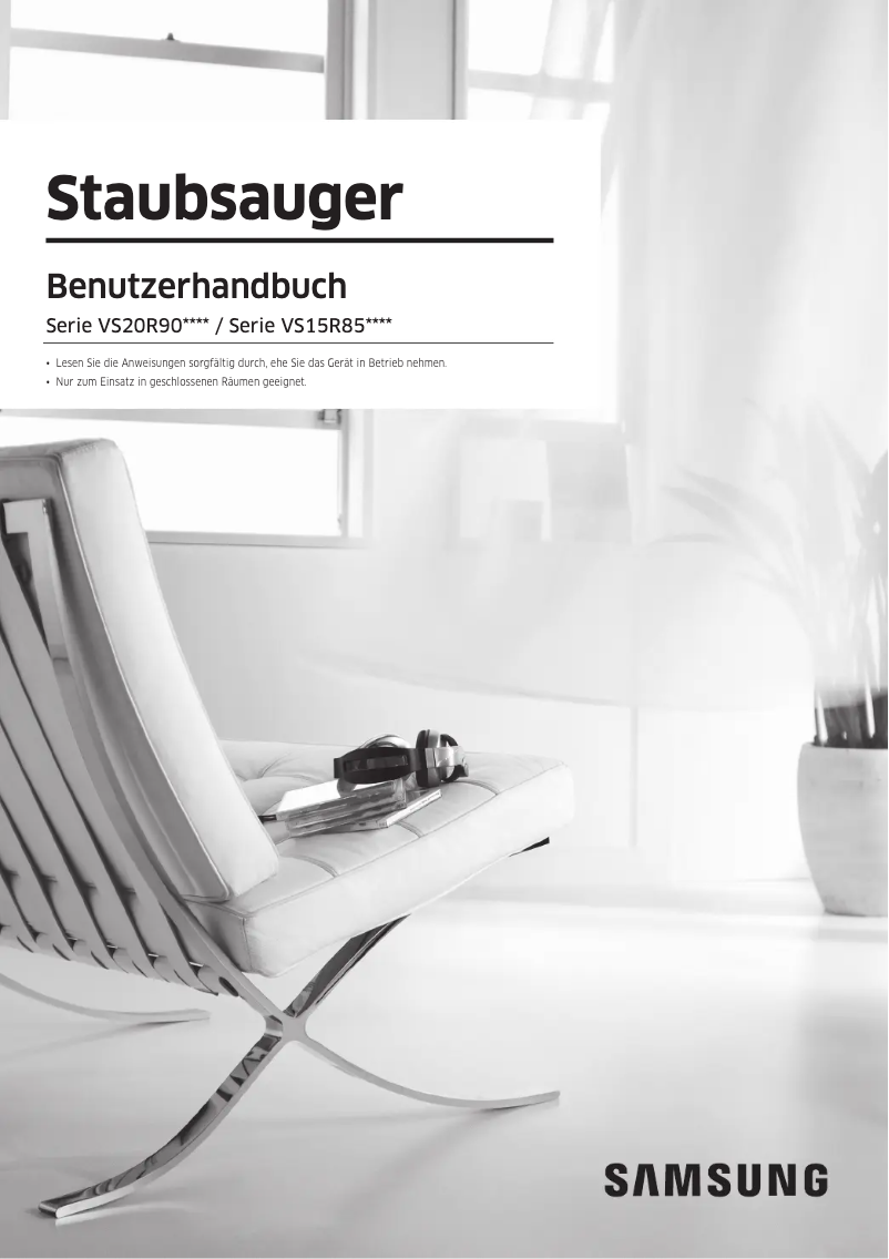 Image de la première page du manuel de l'appareil VS20R9048T3