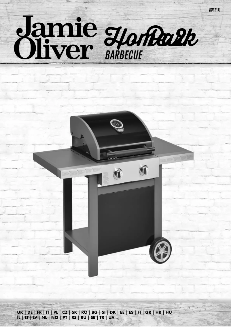 Page 1 de la notice Manuel utilisateur Jamie Oliver Home 2