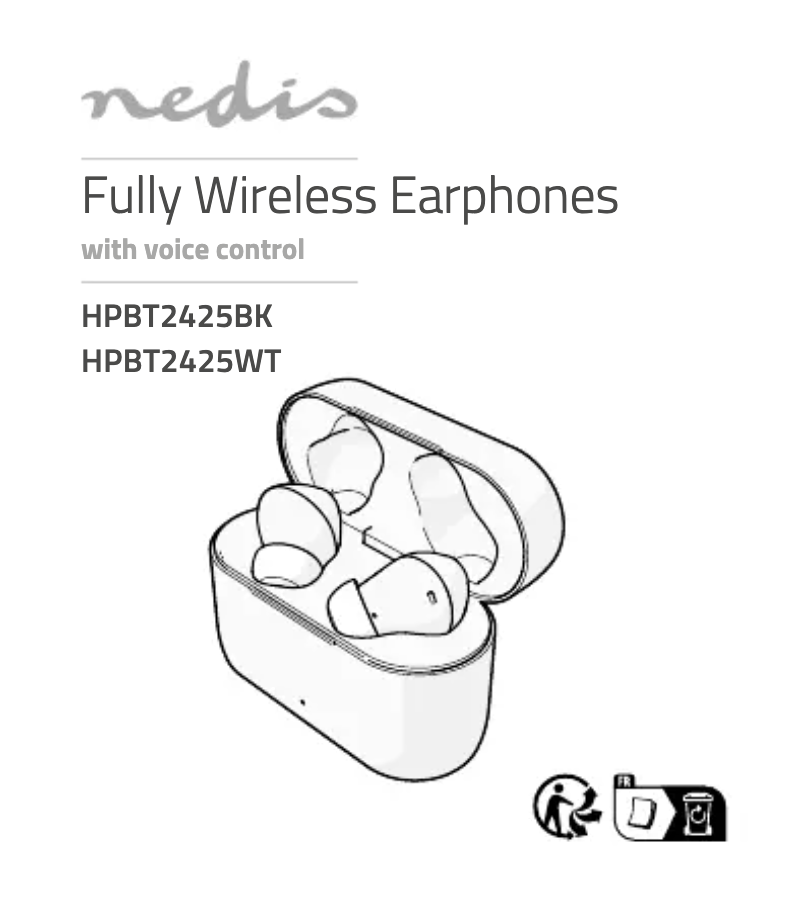 Image de la première page du manuel de l'appareil HPBT2425BK