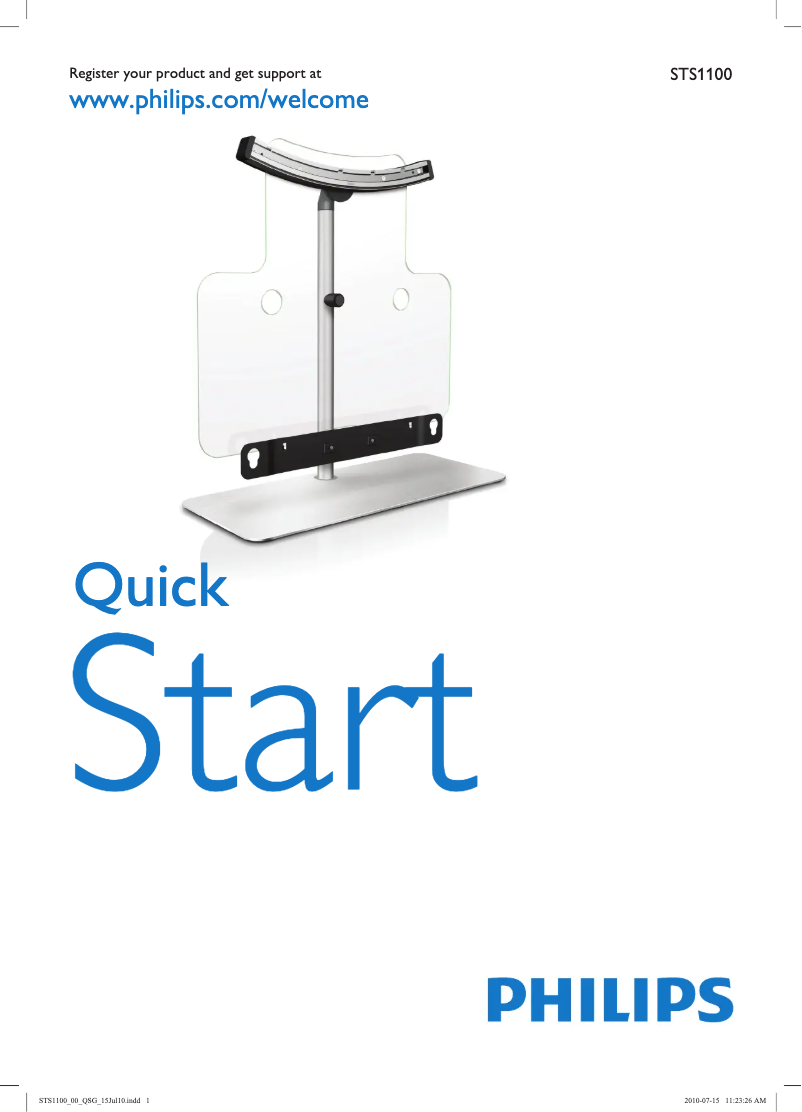 Página 1 del manual Manual de usuario Philips STS1100