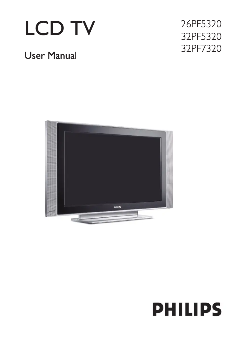 Image de la première page du manuel de l'appareil 32PF7320