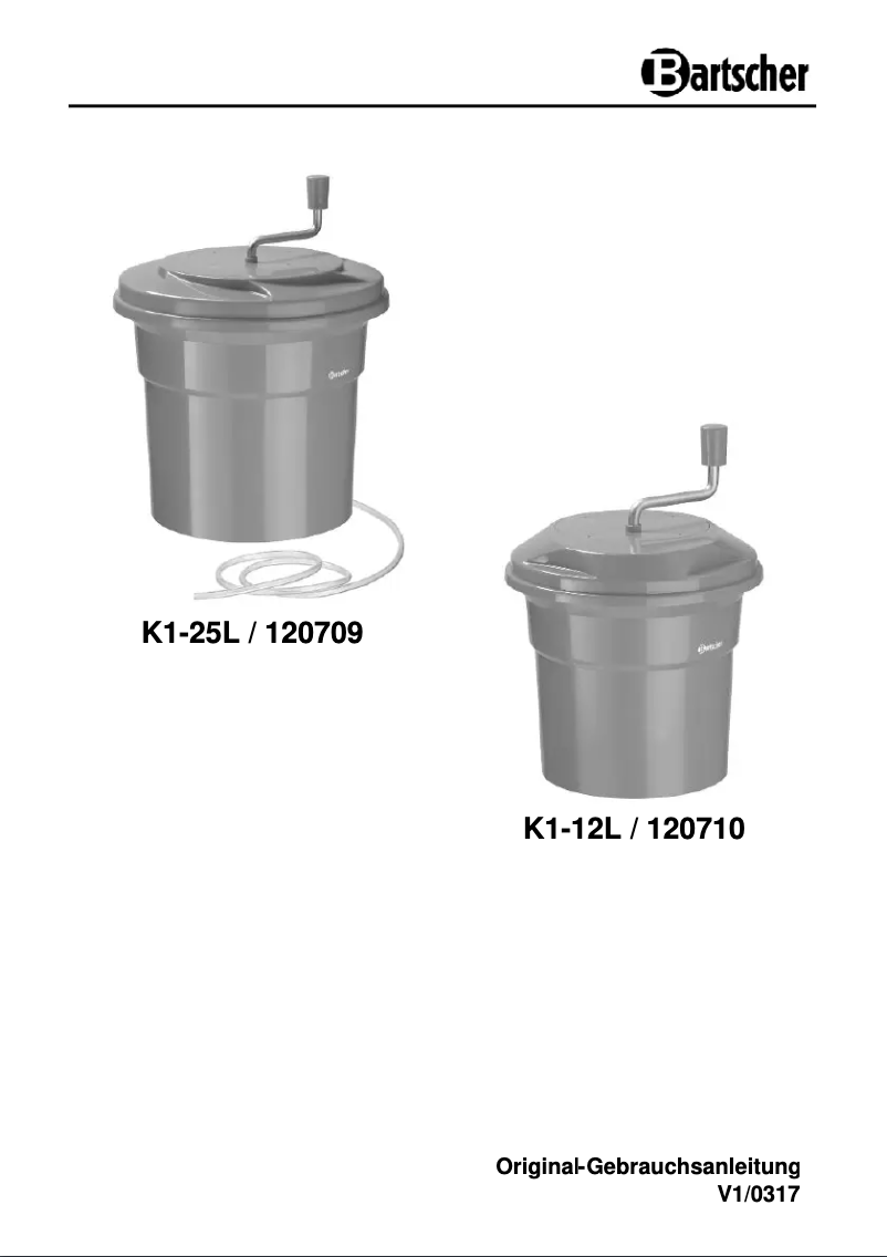 Image de la première page du manuel de l'appareil K1-25L