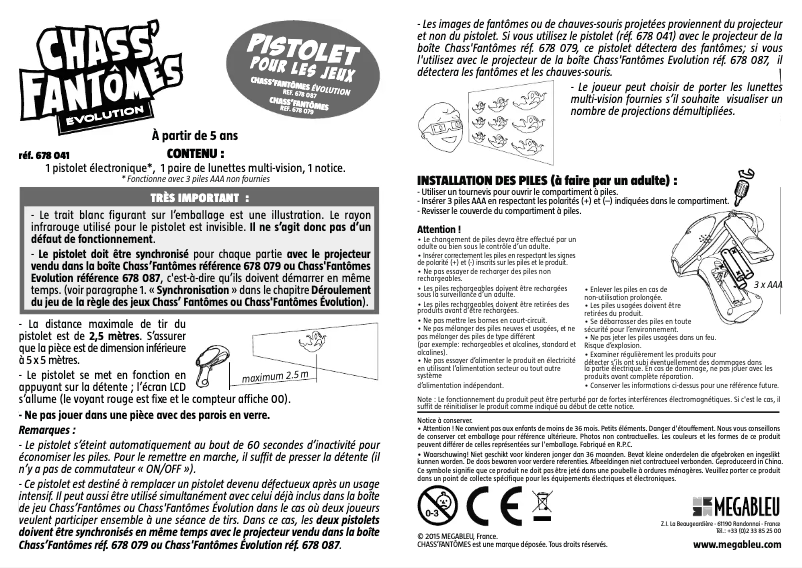 Image de la première page du manuel de l'appareil 678508