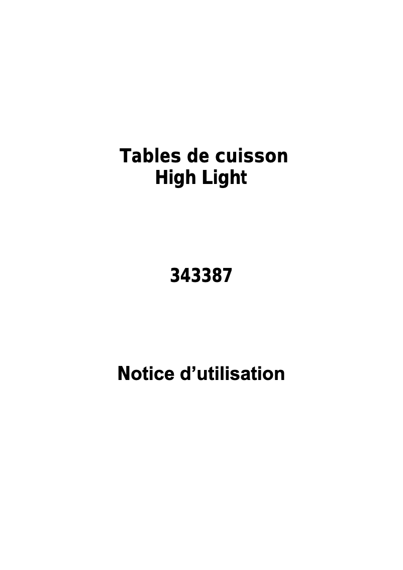 Página 1 del manual Manual de usuario Brico Dépôt 343387