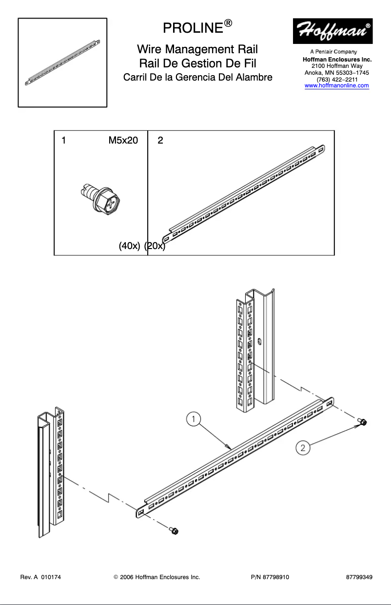 Página 1 del manual Manual de usuario Hoffman PWMR4