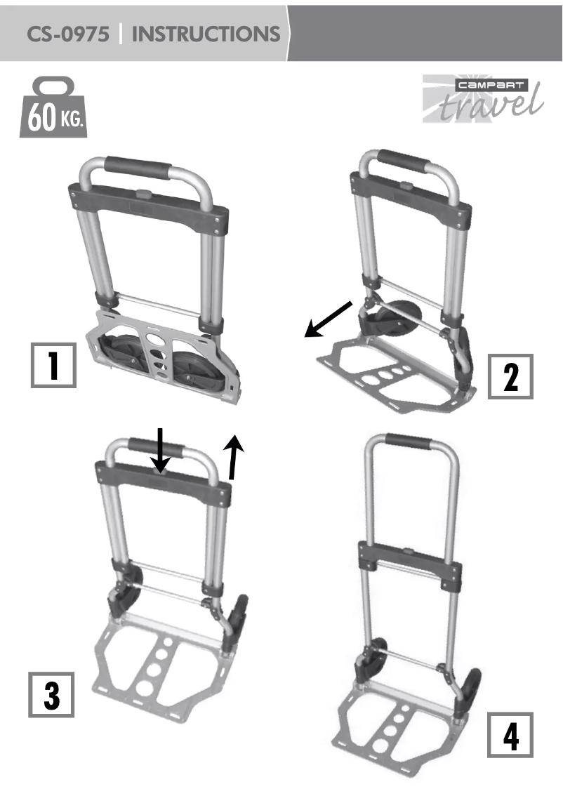 Page 1 de la notice Manuel utilisateur Campart Travel CS-0975