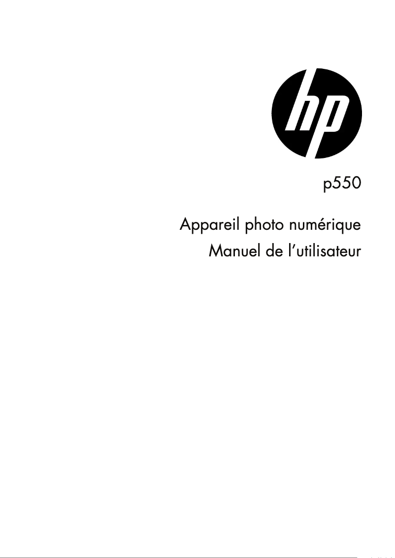 Page 1 de la notice Manuel utilisateur HP p550