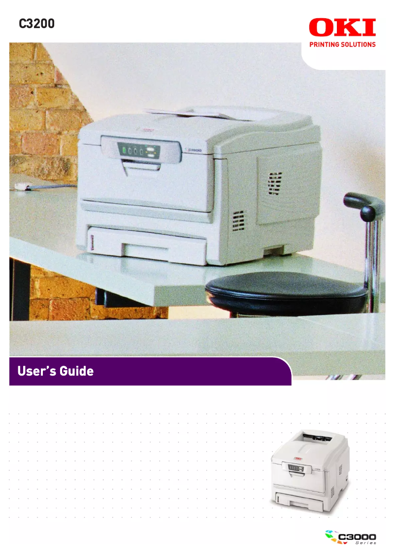 Image de la première page du manuel de l'appareil C3200