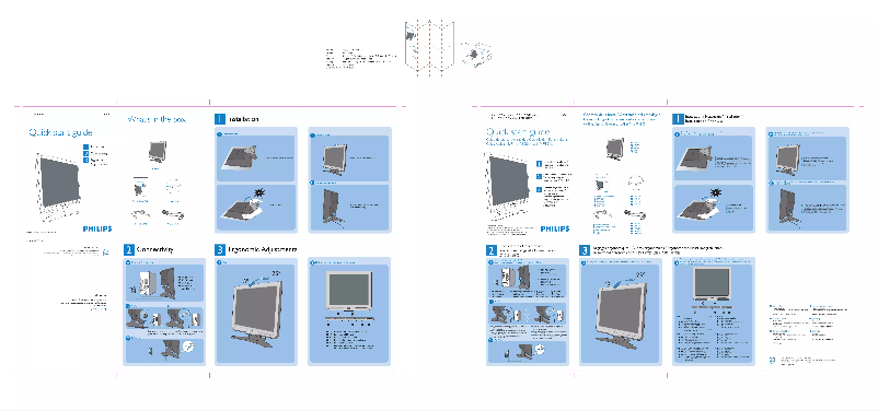 Imagen de la primera página del manual del dispositivo 190C7FS