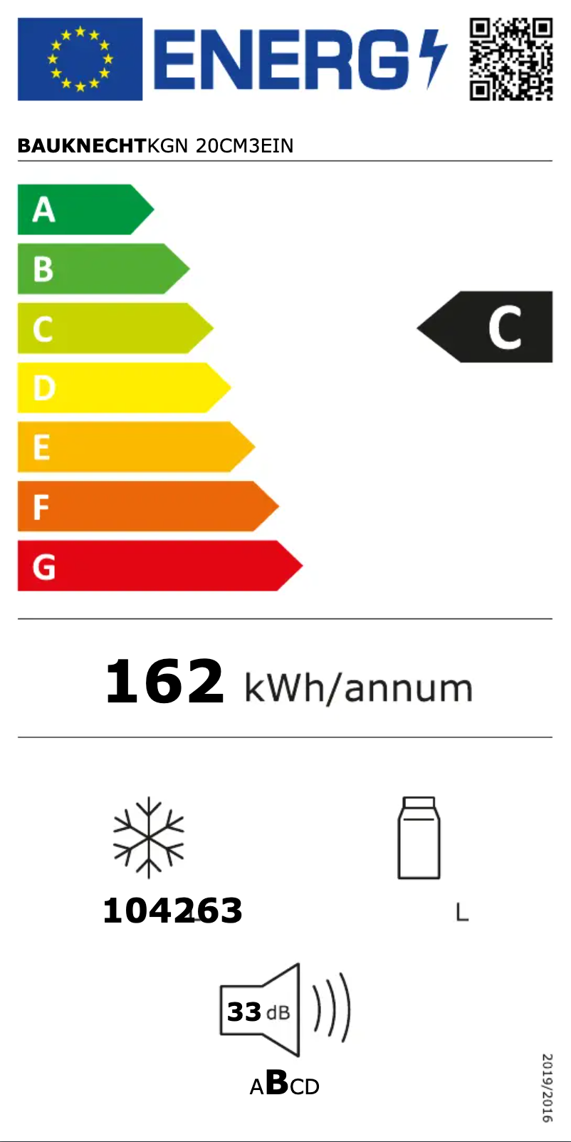Image de la première page du manuel de l'appareil KGN 20CM3EIN