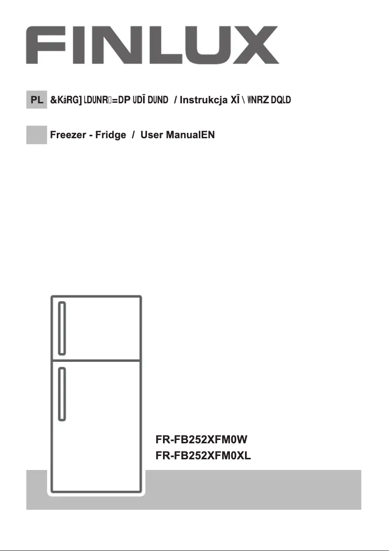 Page n°1 - Manuel utilisateur Finlux FR FB252XFM0XL