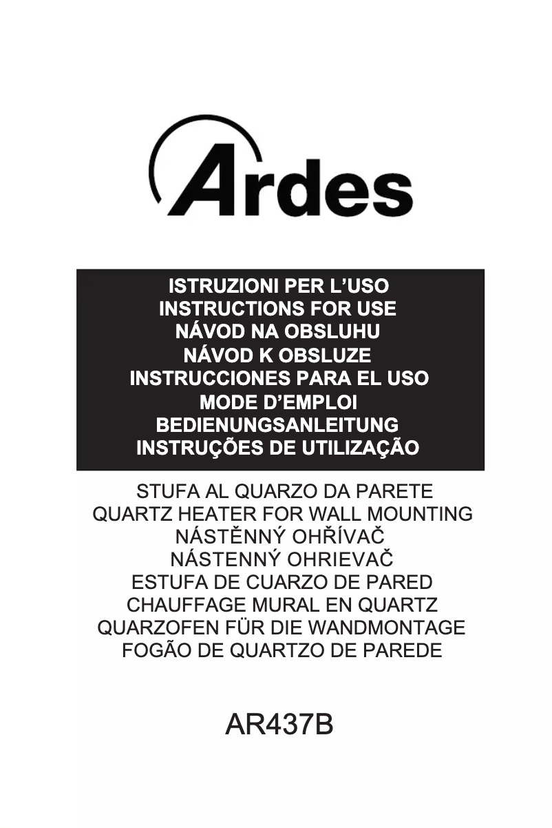 Página 1 del manual Manual de usuario Ardes AR437B