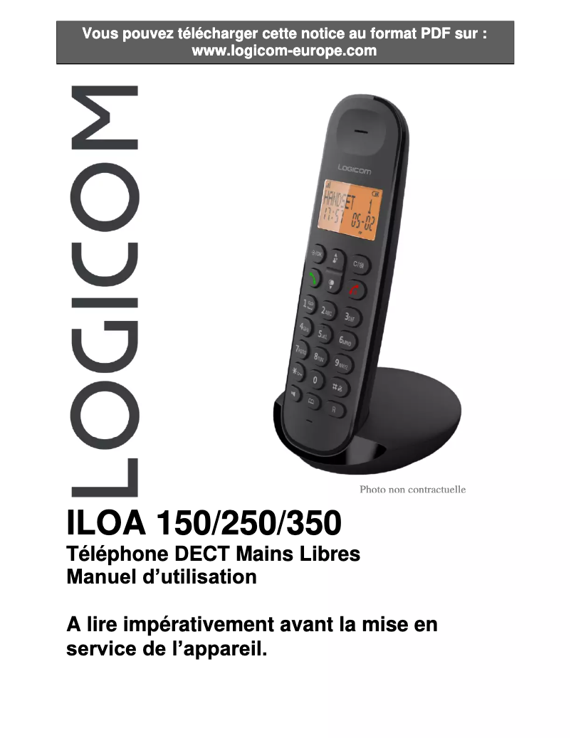 Página 1 del manual Manual de usuario Logicom Iloa 250