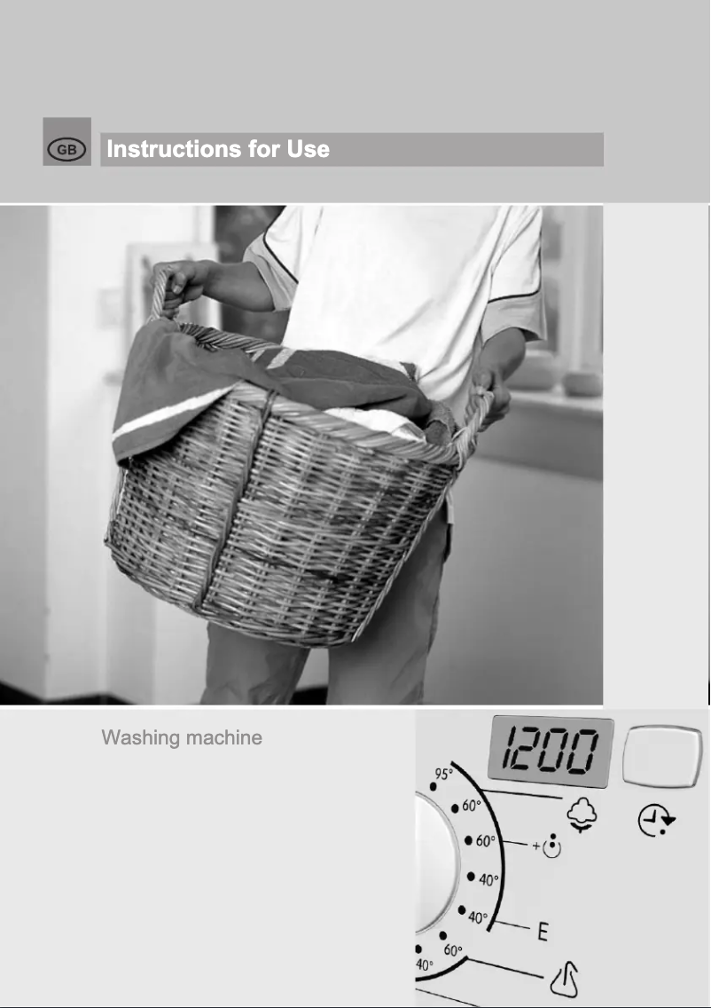 Page 1 de la notice Manuel utilisateur Gorenje WA 50129