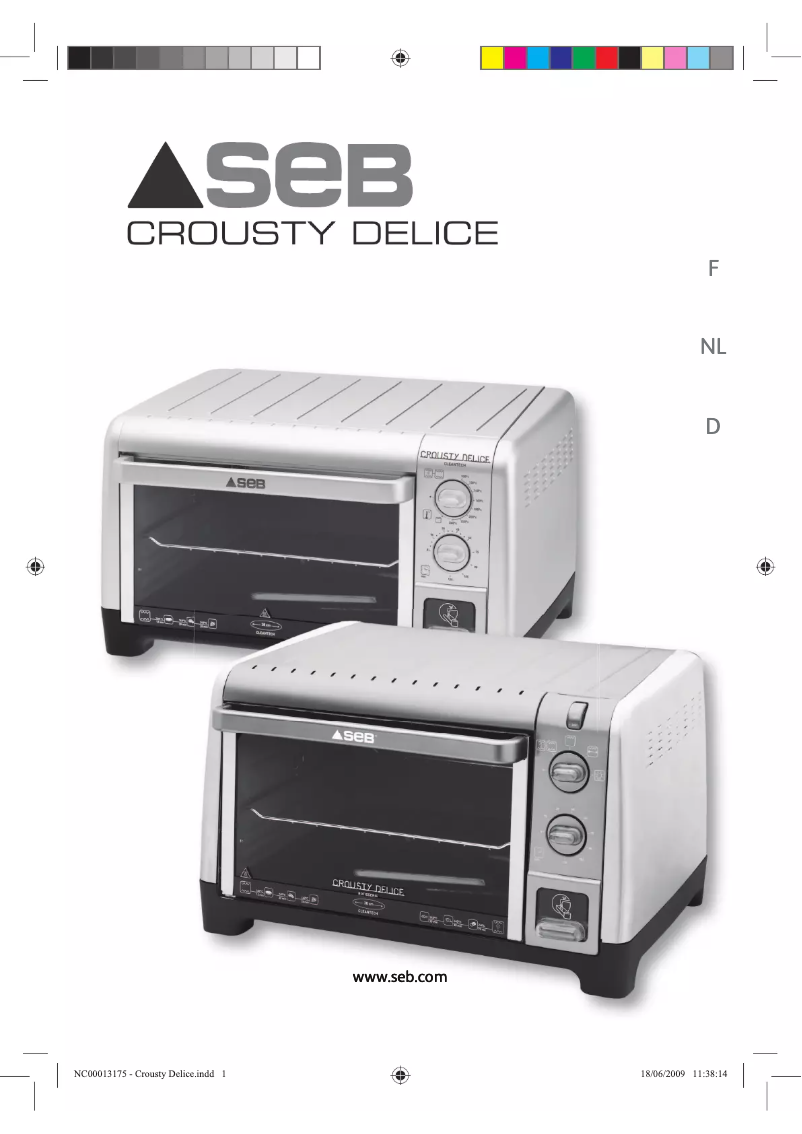 Page n°1 - Manuel utilisateur SEB OV 5270