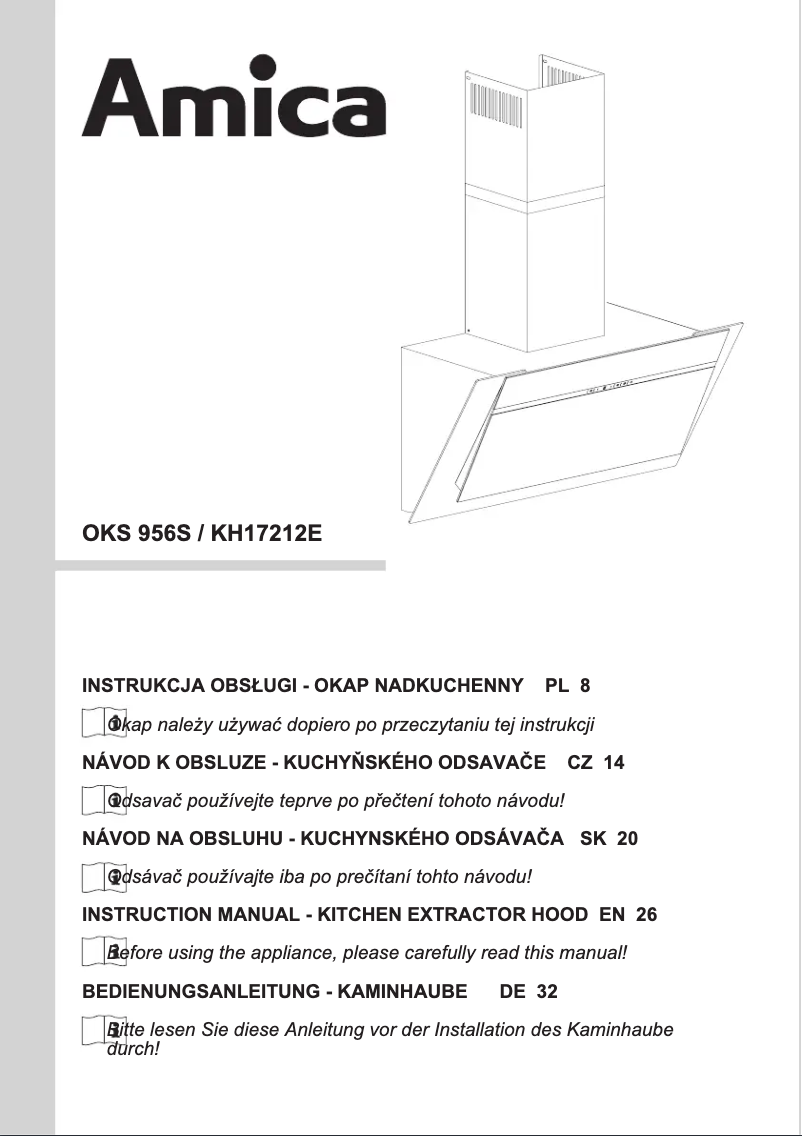 Page n°1 - Manuel utilisateur Amica KH 17212 E