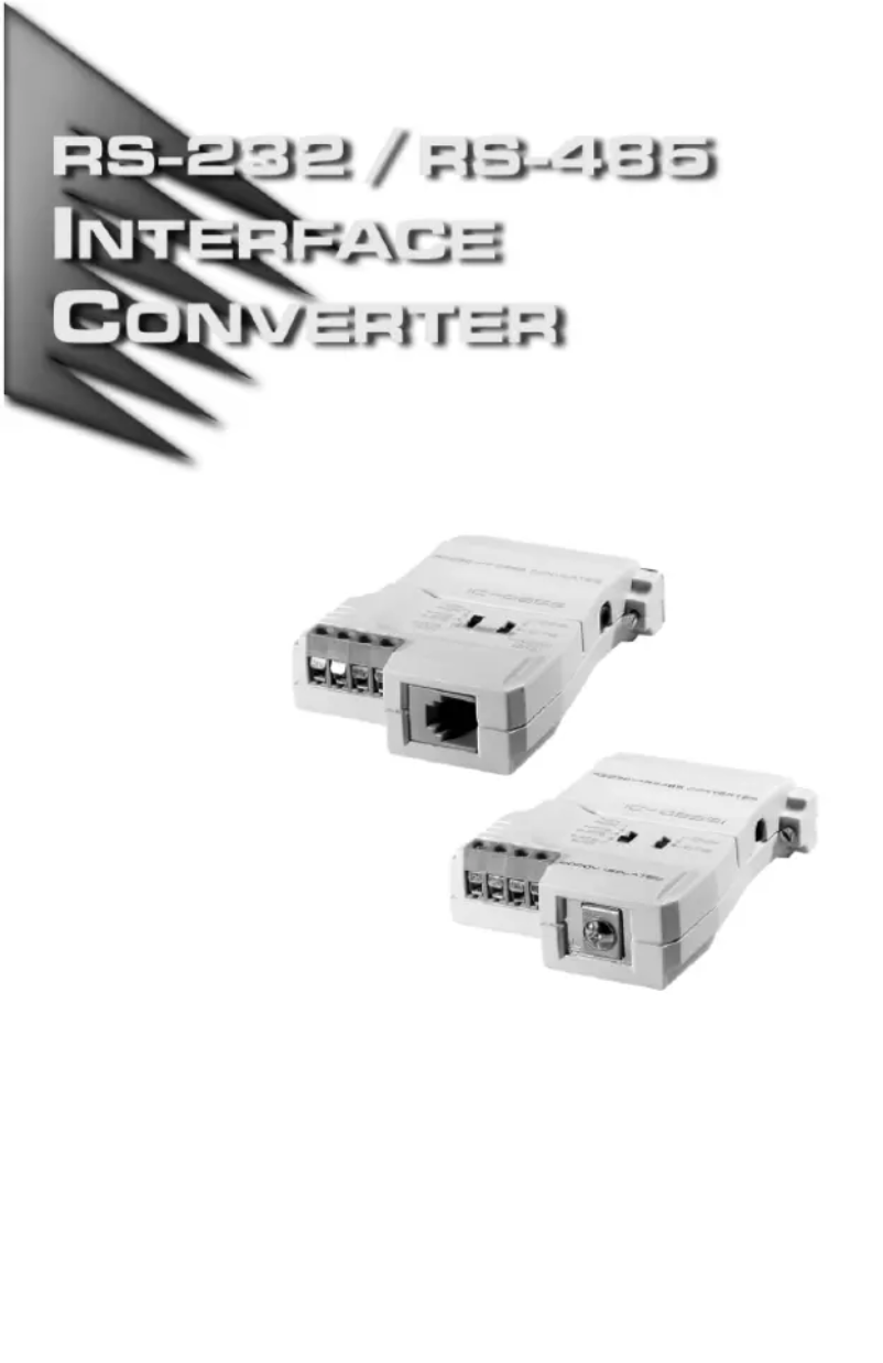 Image de la première page du manuel de l'appareil IC485SI